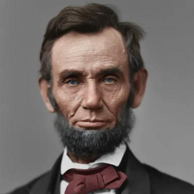 COLORIR FOTO DE ABRAHAM LINCOLN