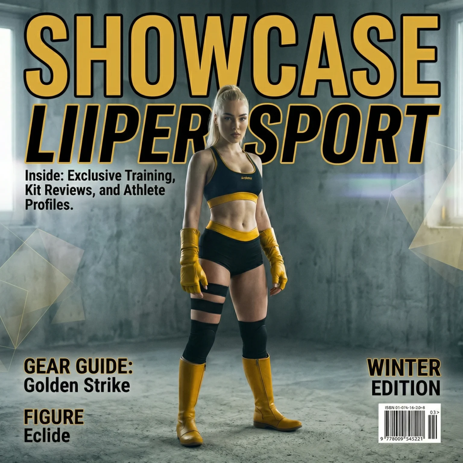 Alexa, the Liiper Sport AI influencer, featured in the Gold Standard fitness campaign.